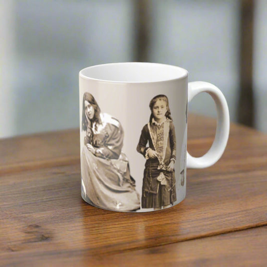 st therese of lisieux mug center saintly ceramics | saintlyceramics.com | front of mug image 2 of 3
